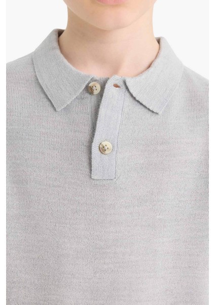 Erkek Çocuk Okul Polo Yaka Kazak F3739A825AU indirimleri