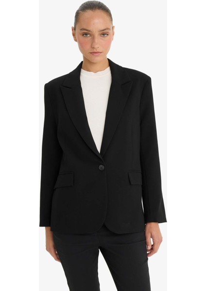 Regular Fit Düğmeli Blazer Ceket F9465AX25AU fırsatları