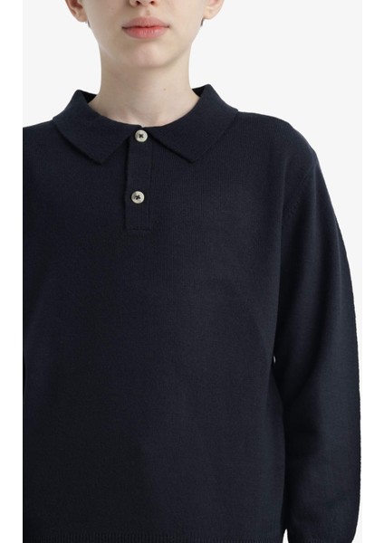 Erkek Çocuk Okul Polo Yaka Triko Kazak indirimleri