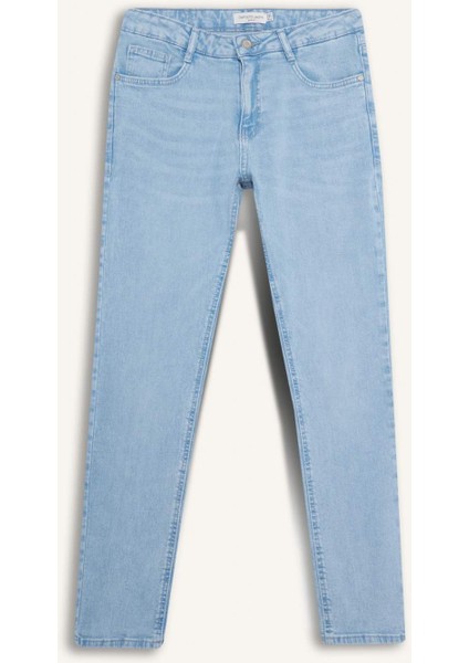 Pedro Slim Fit Dar Kalıp Normal Bel Dar Paça Jean Pantolon F2989AX25AU