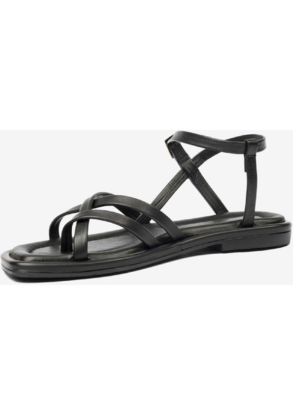 Kadın Siyah Hakiki Deri Sandalet 4Y2CS59032 modelleri