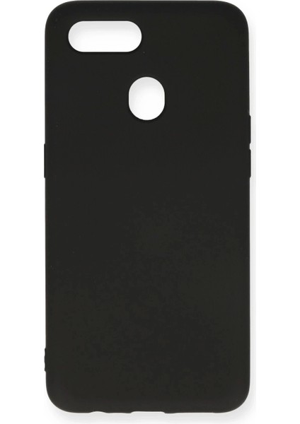 Oppo A12 Kılıf Nano Içi Kadife Silikon - Siyah