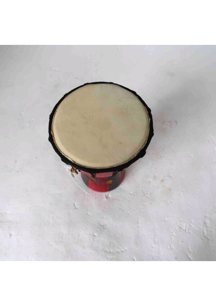 Ahşap Djembe Otantik Çalgı 008 25CM Mahonı Agacı Keçi Derisi modelleri