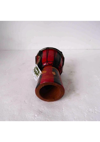 Ahşap Djembe Otantik Çalgı 008 25CM Mahonı Agacı Keçi Derisi fırsatları