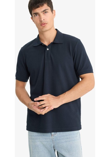 Regular Fit Polo Yaka Pike Kısa Kollu Tişört E9504AX25SM