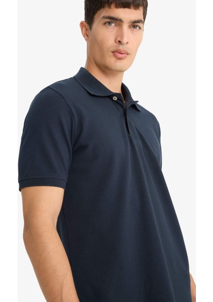 Regular Fit Polo Yaka Pike Kısa Kollu Tişört E9504AX25SM fırsatları