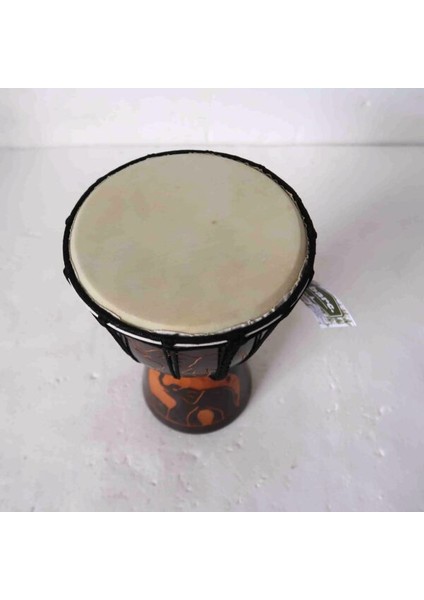 Ahşap Djembe Otantik Çalgı 006 30CM Mahonı Agacı Keçi Derisi modelleri