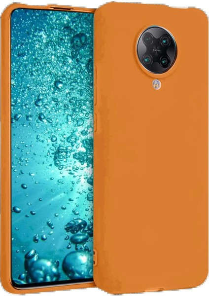 Xiaomi Redmi K30 Pro Kılıf Nano Içi Kadife Silikon - Turuncu fiyatları