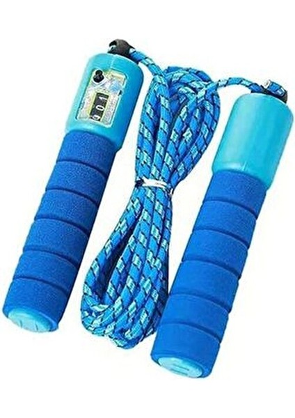 Sayaçlı Atlama Ipi Zıplama Antremanı Sporcu Ipi