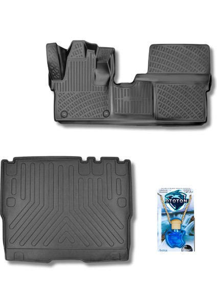 Peugeot Expert 2020 Araca Özel 3D Havuzlu Paspas ve Bagaj Havuzu