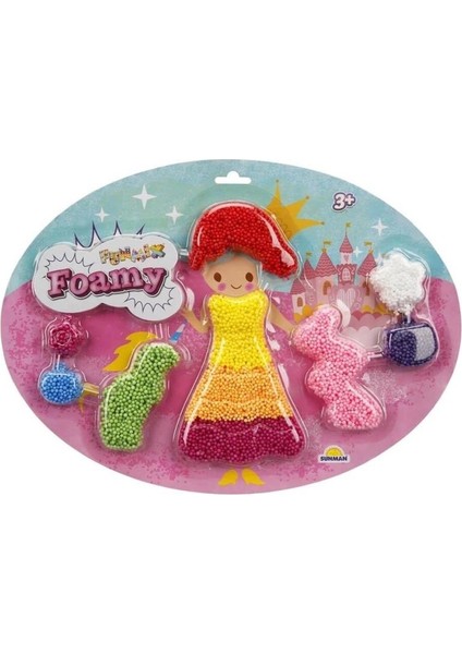 Nessiworld 1003565 Funmix Foamy Renkli Dünyalar Slime -Sunman