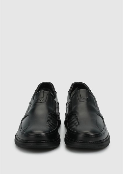 Siyah Deri Erkek Ayakkabı modelleri