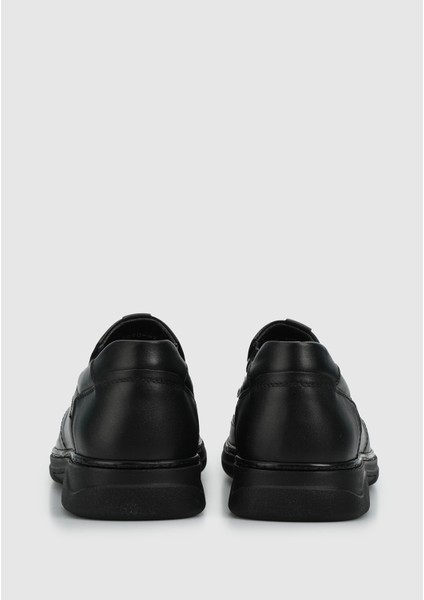 Siyah Deri Erkek Ayakkabı fırsatları