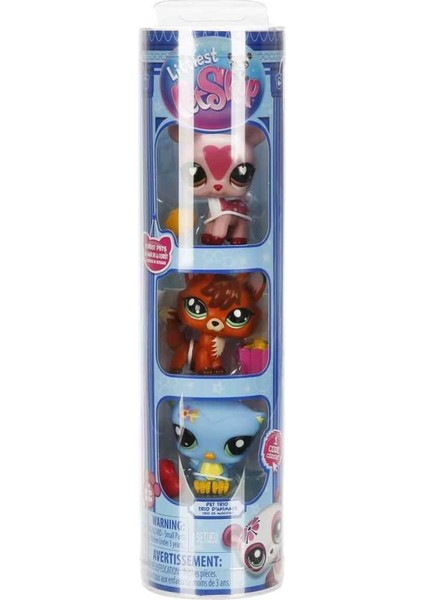 Nessiworld 6469 Sun-Littlest Pet Shop Minişler 3’lü Figür Seti fırsatları