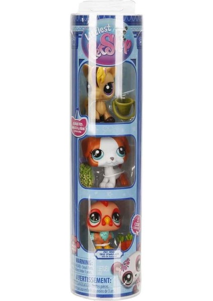 Nessiworld 6469 Sun-Littlest Pet Shop Minişler 3’lü Figür Seti indirimleri