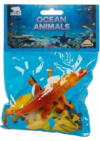 Nessiworld 0704 Okyanus Hayvanları Poşetli Hayvan Oyun Seti modelleri