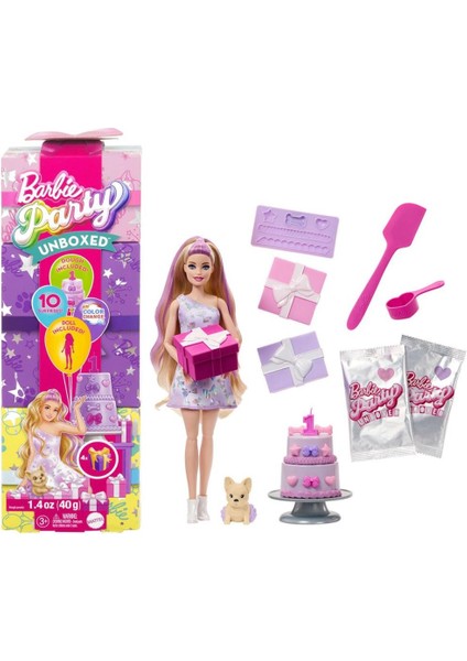 Nessiworld JFG68 Barbie Party Unboxed Köpeğimin Doğum Günü Serisi