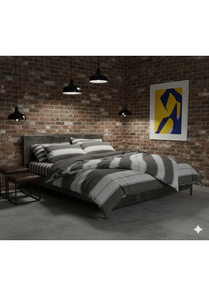 Ranforce Madras Kahve Çift Kişilik Nevresim Takımı modelleri