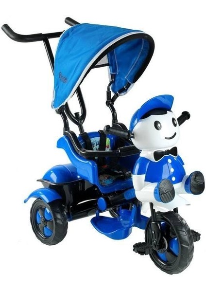Babyhope 125 Yupi Triycle 3 Tekerli Kontrollü Bisiklet Mavi