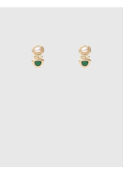 Kalfr Yeşil Kadın Küpe