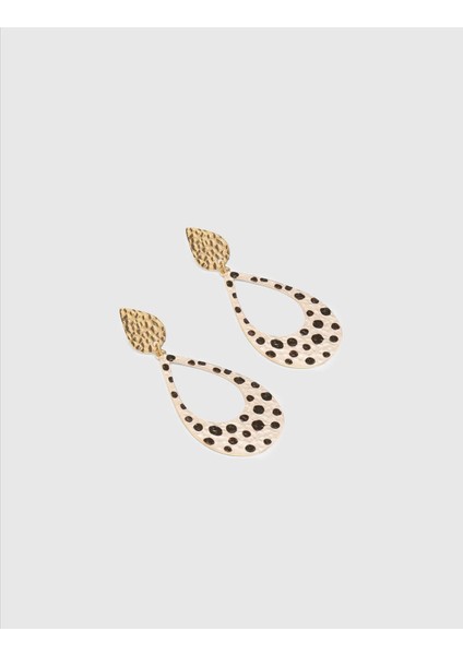 Marilis Altın Renk Kadın Küpe