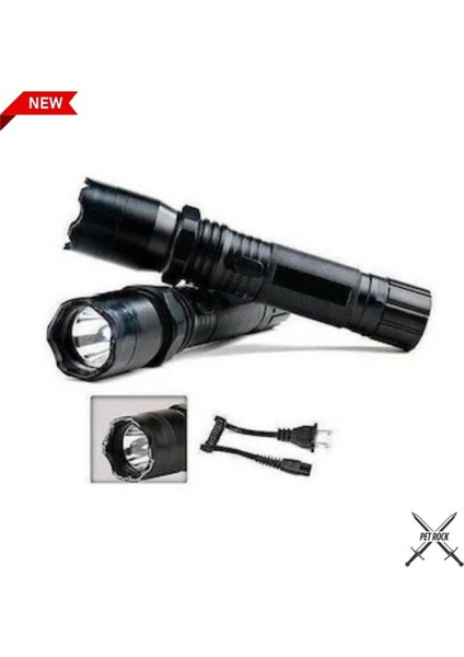 1101 Type Lıght Flashlıght (Plus) Elektroşoklu Şarjlı Kılıflı El Feneri