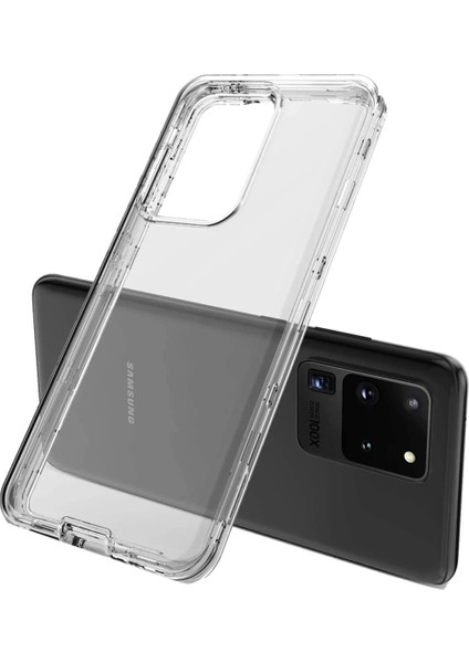 Samsung Galaxy S20 Plus Kılıf Lüx Şeffaf Silikon