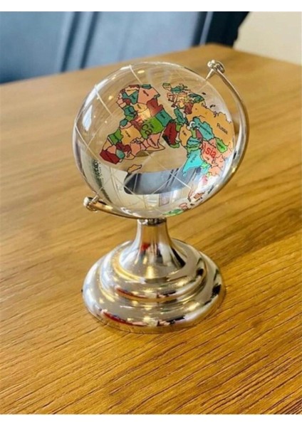 Dekoratif Ofis Hediyesi 3'lü Masa Set Newton Topu Manyetik Kum Saati Kristal Dünya Küresi Hediye Set fırsatları