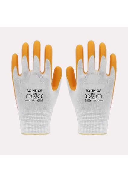 Örme Nitril Eldiven 10XL Polyester Kaplama Dayanıklı Iş Eldiveni Imalat Montaj Lojistik Tarım Sanayi fırsatları