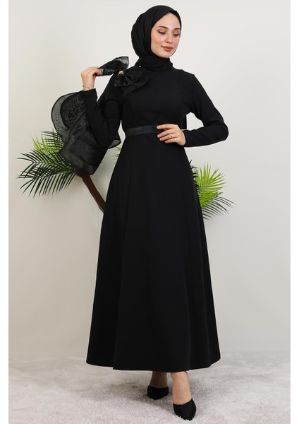 Fiyonk Organze Detay Abiye Siyah fiyatları