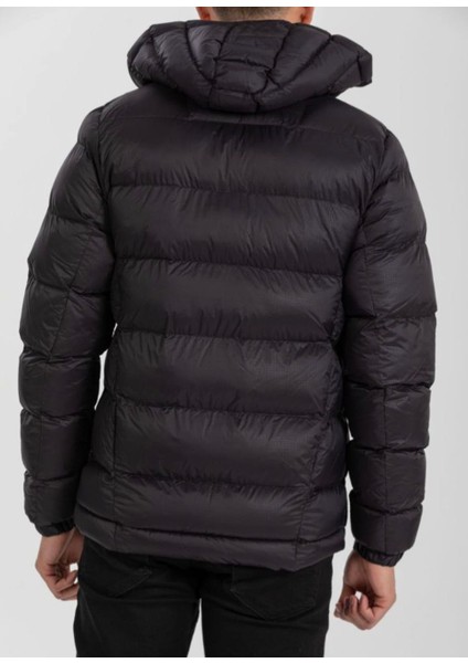 Titanıum Alph Siyah Termal Şişme Slim Fit Mont