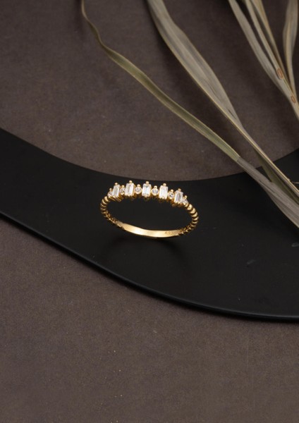 Baget Beştaş Altın Yüzük 14 Ayar modelleri