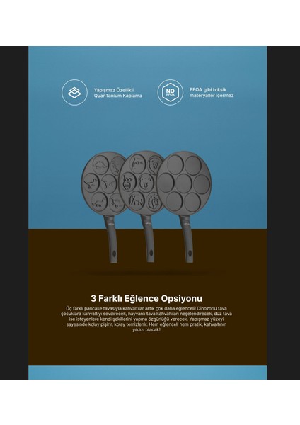 GR711 Desensiz Pancake Tava fırsatları
