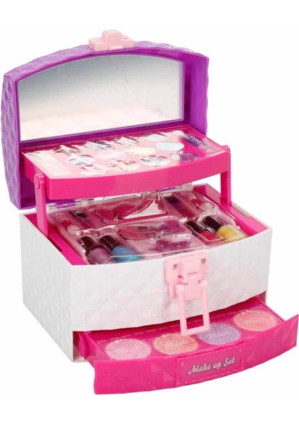 Nessiworld Pretty Pinky 3 Katlı Çantalı Makyaj Seti