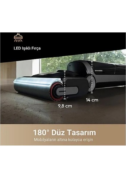 Dreame H14 Dual Akıllı Islak Kuru Süpürge Siyah indirimleri