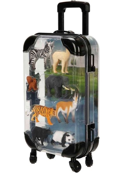 Nessiworld 5003 Sun-Yfn-Figür Hayvan Set Valizli 8prç 2A 6d