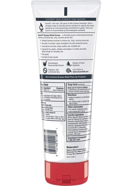 Eczema Relief Cream Vücut/cilt Krem 226GR/8OZ fiyatları