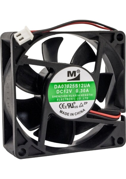 70X70X25MM 12V 0.30A Fan 2 Kablolu