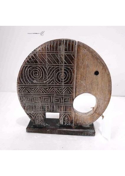 Ahşap Dekoratif Soyut Fil 45CM Albızıa Wood fiyatları