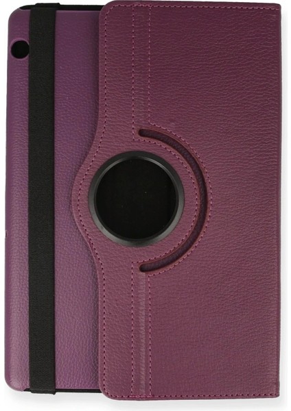 Huawei Mediapad T5 10 Kılıf 360 Tablet Deri Kılıf - Mürdüm fiyatları