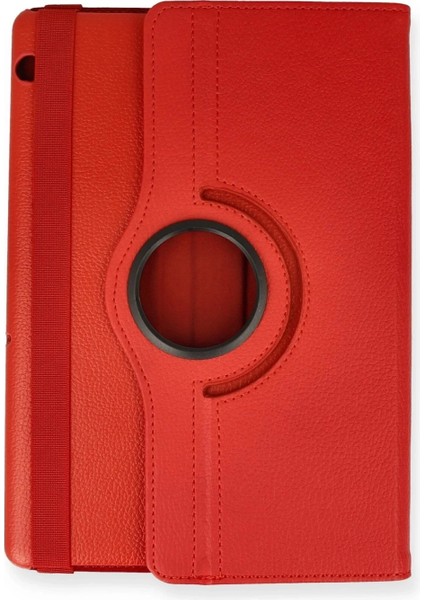 Huawei Mediapad T5 10 Kılıf 360 Tablet Deri Kılıf - Kırmızı fiyatları