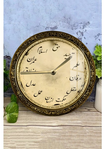 Osmanlı Tarzı 3D Görünümlü Temperli Cam Saat – 33 cm CSDW437 modelleri