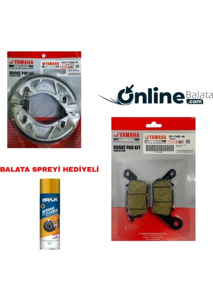 Delight 125 Fren Balata Takımı Ön ve Arka OB4313