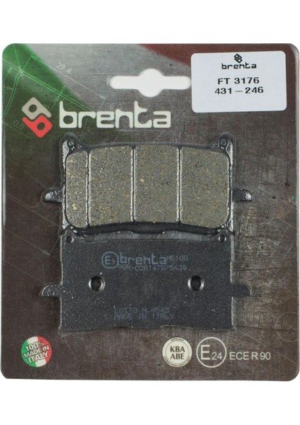 Honda Cb 250 R Brenta Ön Fren Balata OB1719