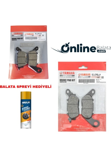 N-Max 125155 Fren Balata Takımı Ön ve Arka OB4309