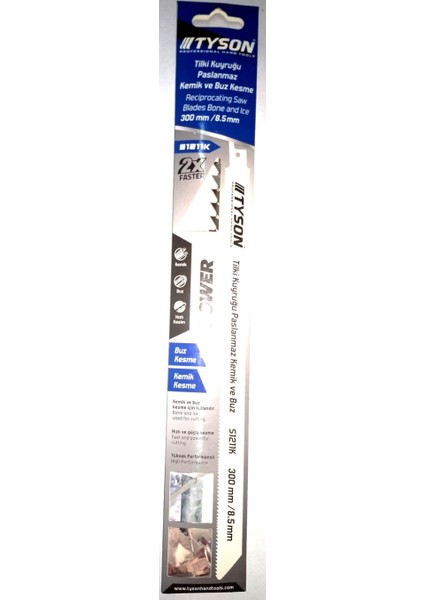 -Tilki Kuyruğu Kemik ve Buz Ucu 5' Li 300 Mm. / 8.5 Mm. fiyatları