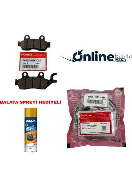 Cbf 150 Fren Balata Takımı Ön ve Arka OB4301