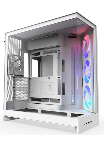 H Series H9 Flow Rgb+ CM-H92FW-P1 Beyaz Atx Mid Tower Gaming (Oyuncu) Kasa