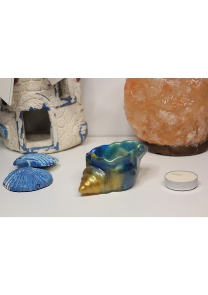 El Yapımı Epoksi Reçine Şık Tasarım Saksı/dekoratif Objeler (Çiçeksiz) - Kadın Emeği fırsatları