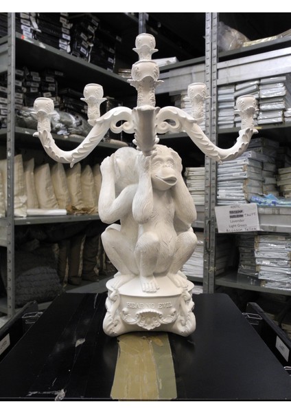 Yeni 3 Kötü Maymun Şamdan T2393631